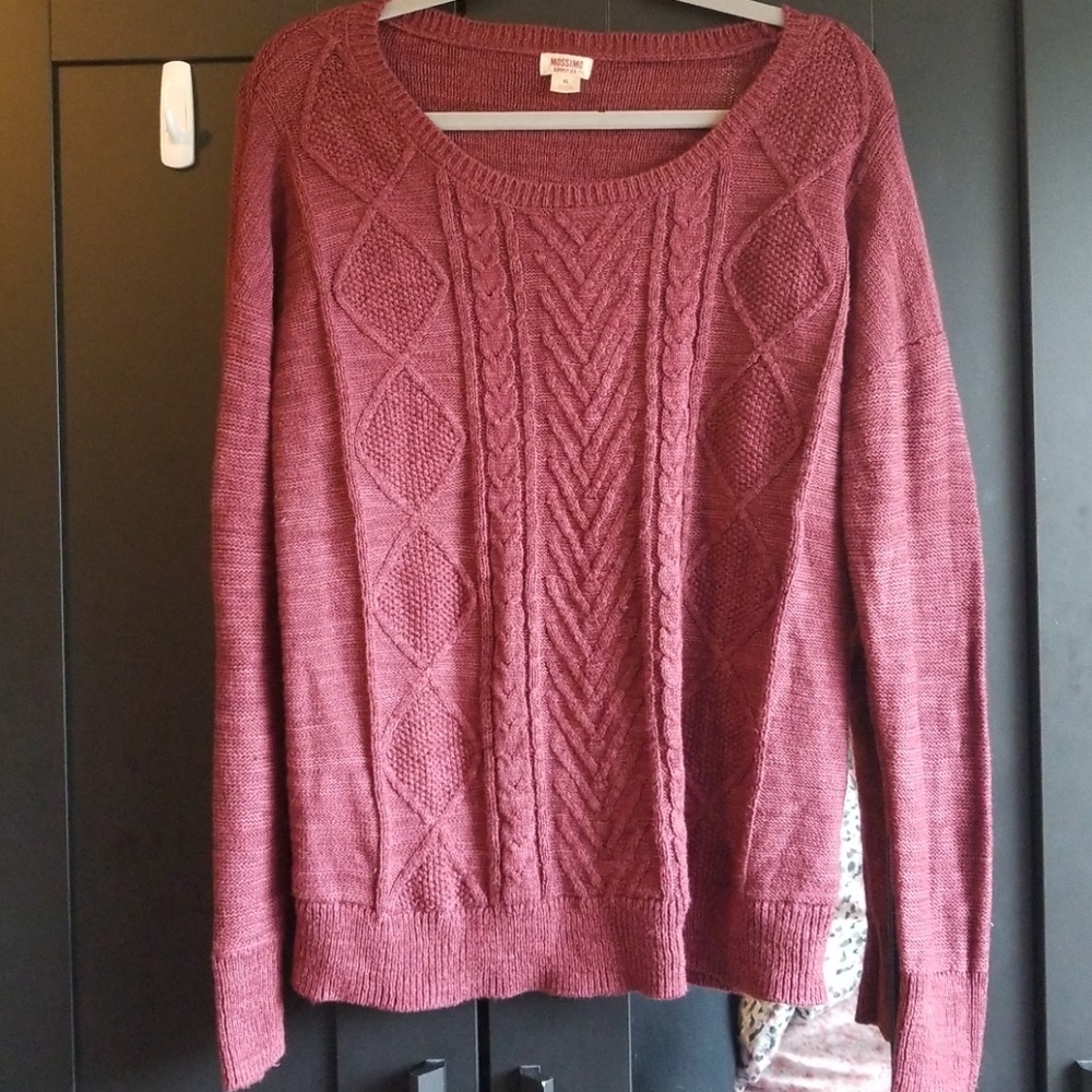Burgandy sweater from Target